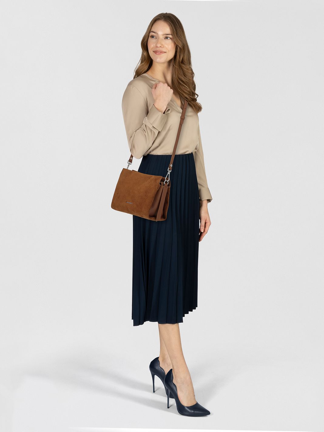 Coccinelle Boheme Bolso Piel natural 22.5 cm Coccinelle Boheme Bolso Piel natural 22.5 cm