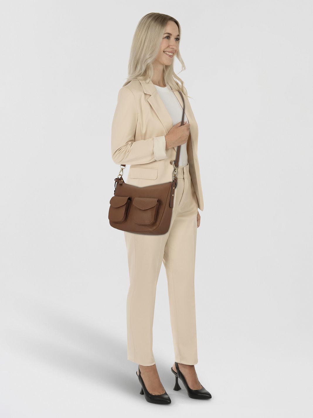 Fossil Jolie Borsa a spalla Vera Pelle 27 cm