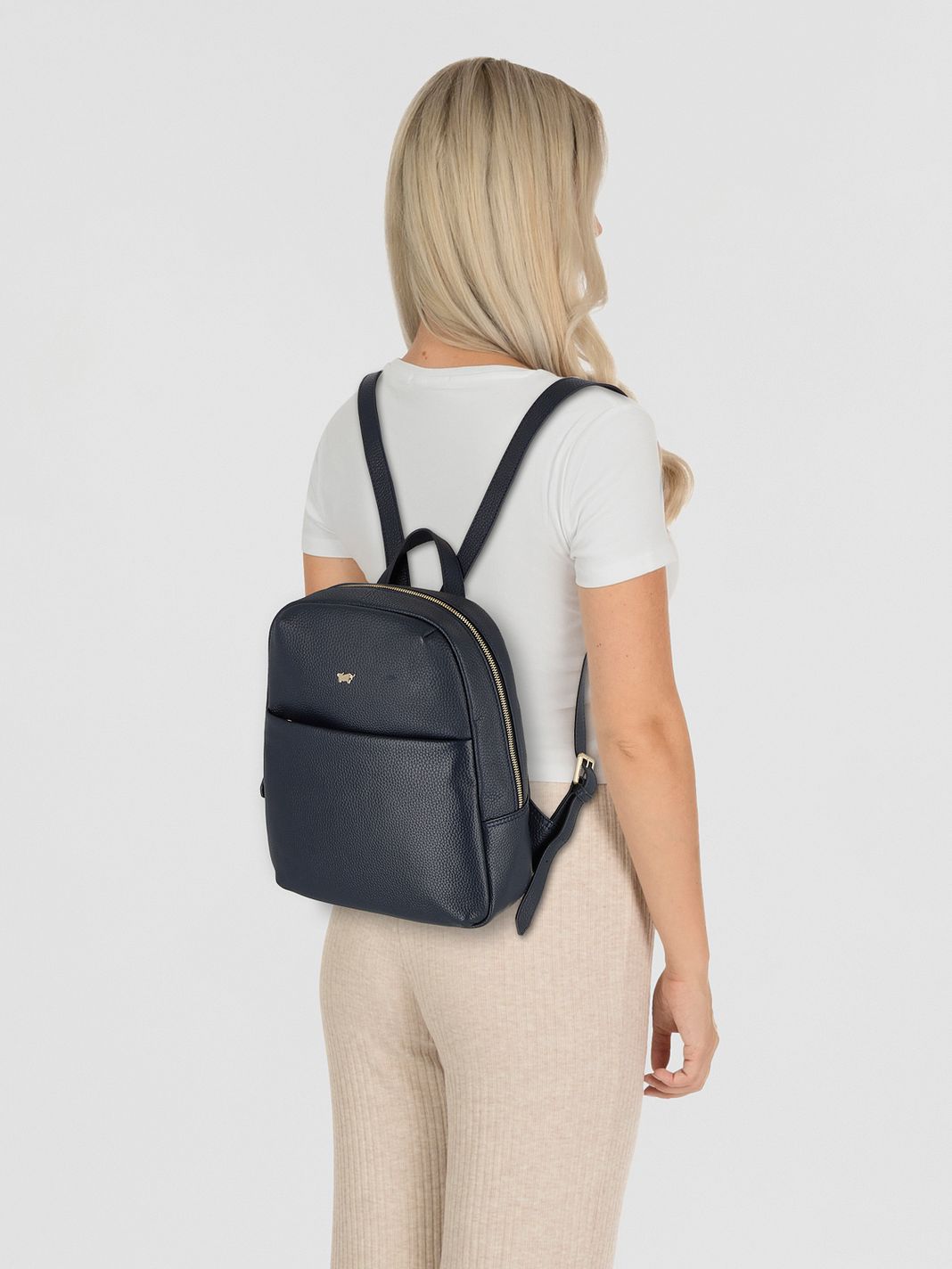 Braun Büffel Hanna Zaino da città S Vera Pelle 31 cm Braun Büffel Hanna Zaino da città S Vera Pelle 31 cm