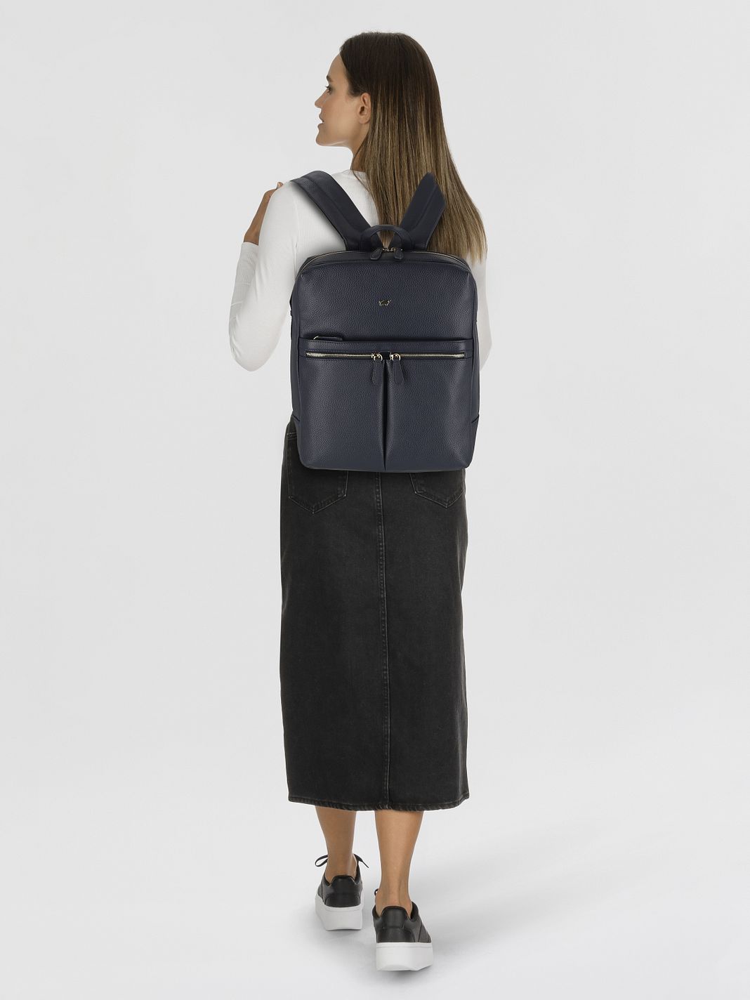 Braun Büffel Hanna Zaino da lavoro M Vera Pelle 40 cm Vano porta PC
