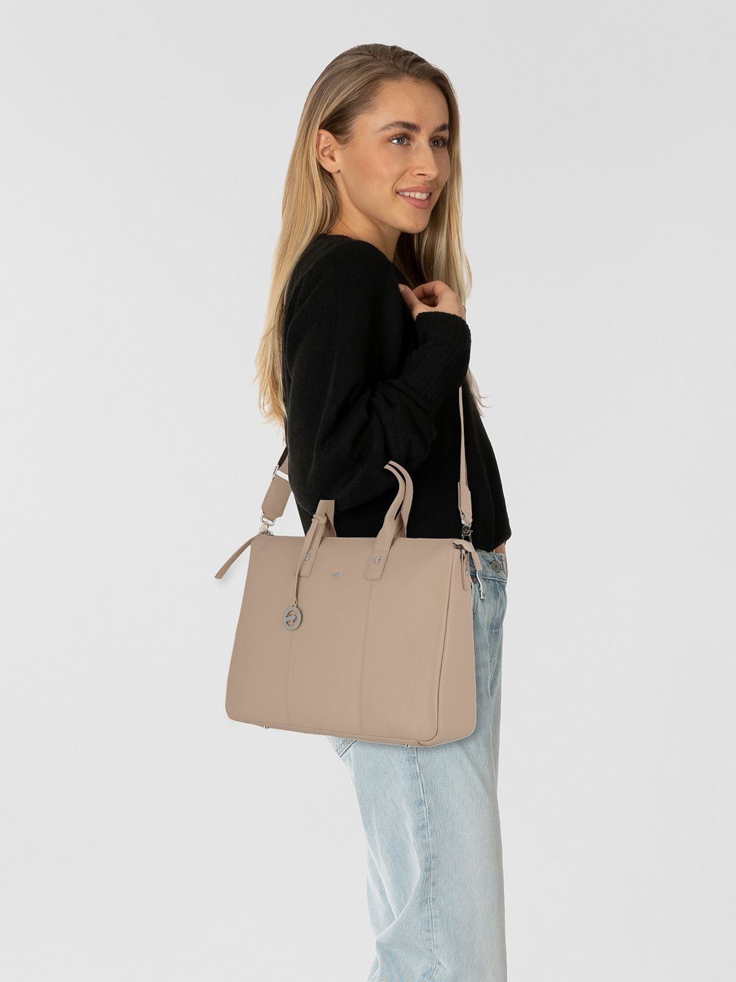 Braun Büffel Hanna Shopper taske Læder 39 cm Laptoprum