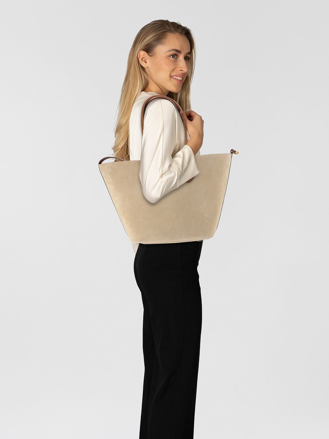 POLO RALPH LAUREN Bellport Borsa shopper Vera Pelle 51 cm POLO RALPH LAUREN Bellport Borsa shopper Vera Pelle 51 cm