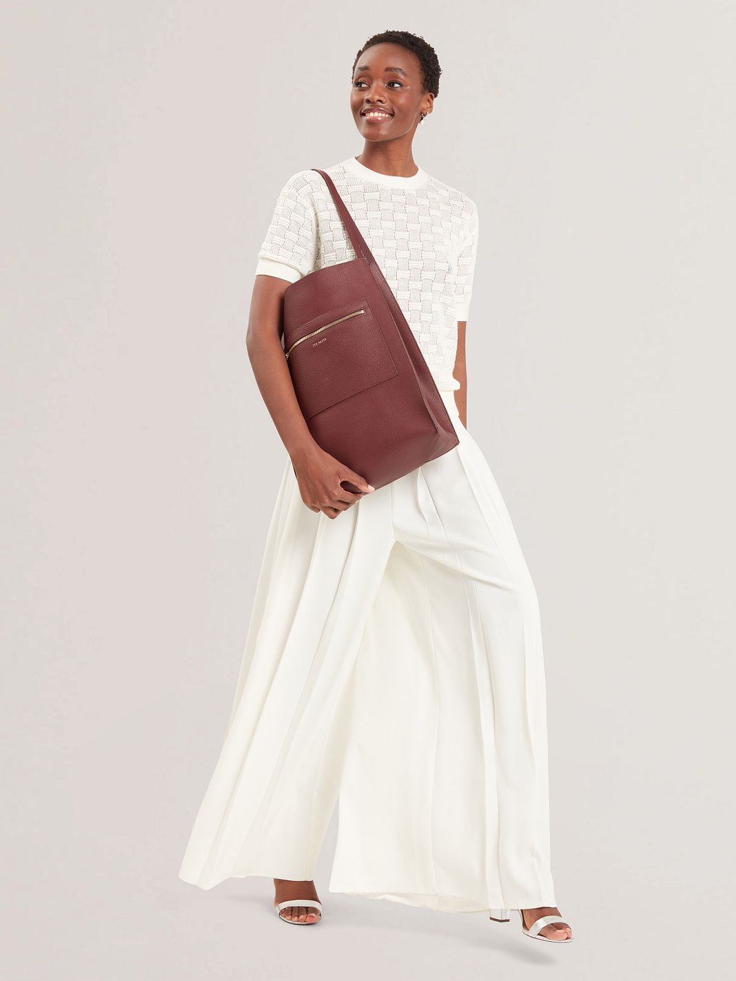 Ted Baker Tammila Borsa a spalla Vera Pelle 30 cm Ted Baker Tammila Borsa a spalla Vera Pelle 30 cm