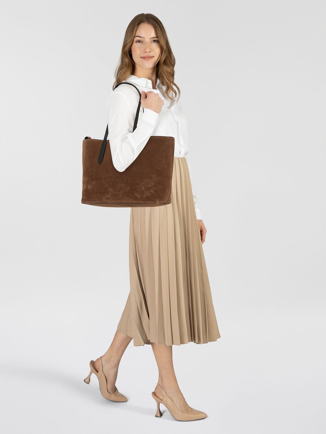 Liebeskind Monogram Borsa shopper Vera Pelle 47 cm Liebeskind Monogram Borsa shopper Vera Pelle 47 cm
