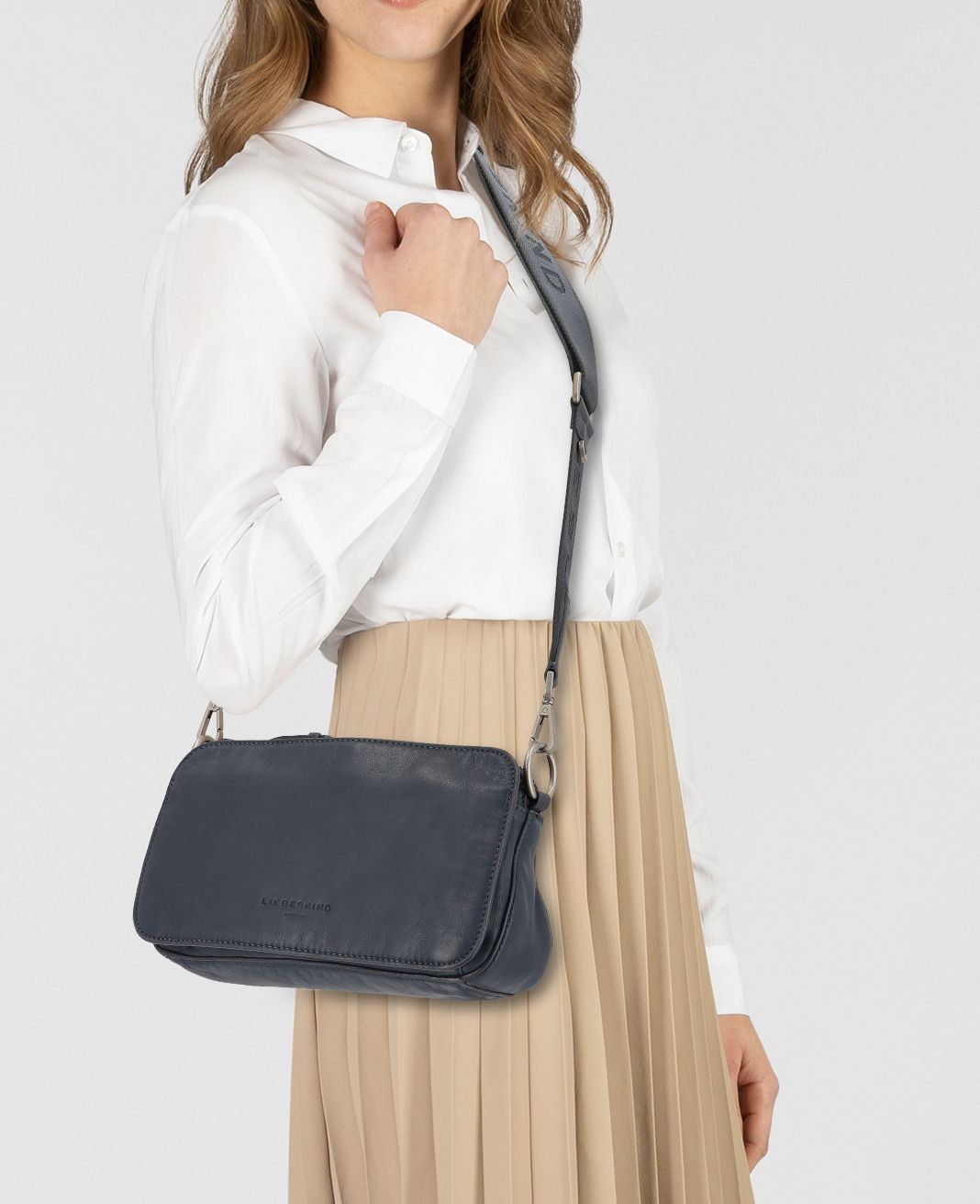 Liebeskind Clarice Borsa a tracolla M Vera Pelle 27 cm Liebeskind Clarice Borsa a tracolla M Vera Pelle 27 cm