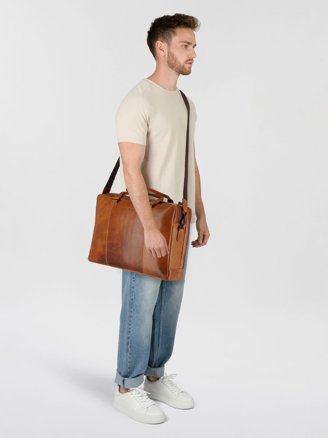 Greenburry Newport Portfölj Läder 43 cm Laptopfack Greenburry Newport Portfölj Läder 43 cm Laptopfack