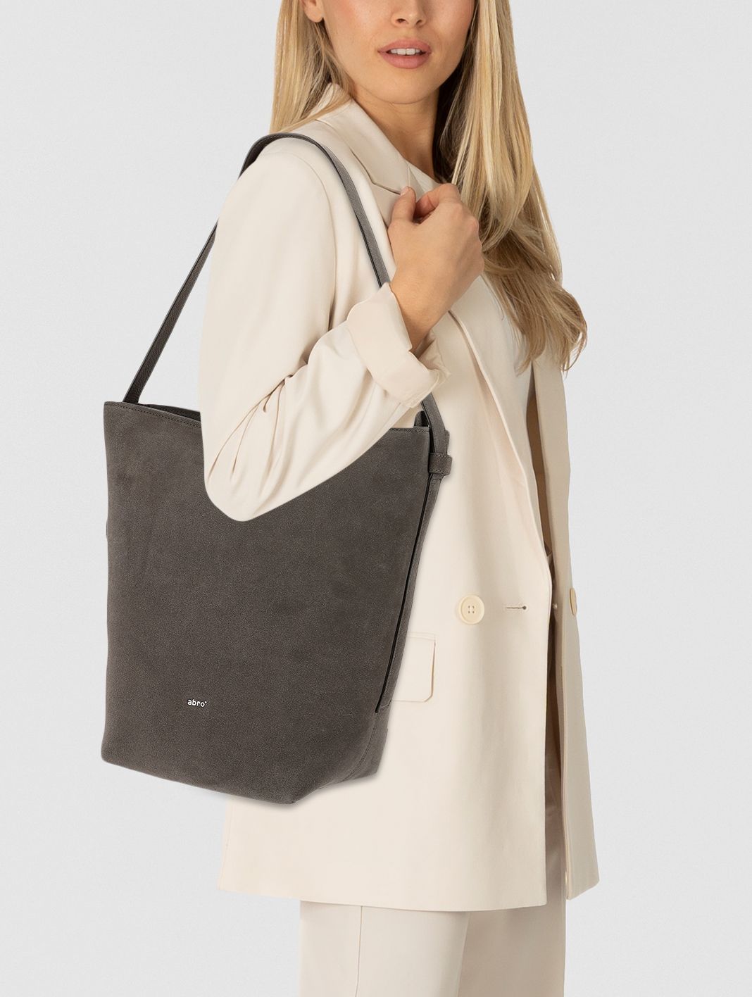 abro Cosmo Borsa a spalla Vera Pelle 31 cm