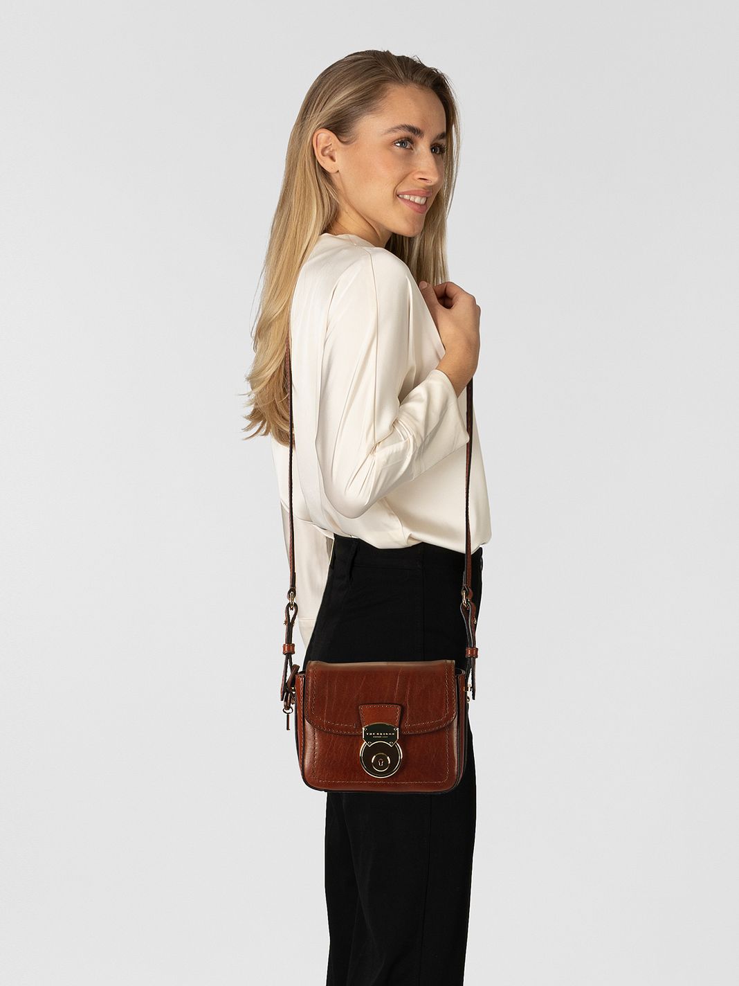The Bridge Corsini Borsa a tracolla Vera Pelle 19 cm The Bridge Corsini Borsa a tracolla Vera Pelle 19 cm