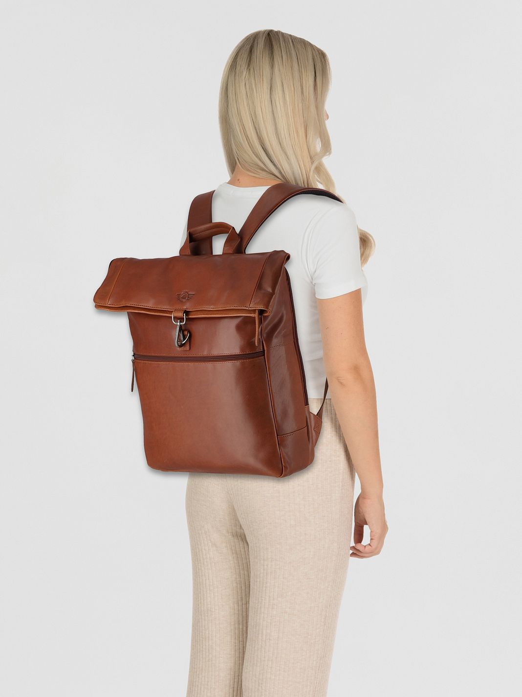 Greenburry Vintage Zaino da giorno Vera Pelle 43 cm Vano porta PC Greenburry Vintage Zaino da giorno Vera Pelle 43 cm Vano porta PC