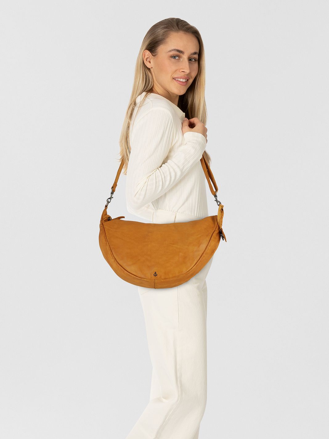 Harbour 2nd Anchor Love Alva Borsa a spalla Vera Pelle 47 cm Harbour 2nd Anchor Love Alva Borsa a spalla Vera Pelle 47 cm