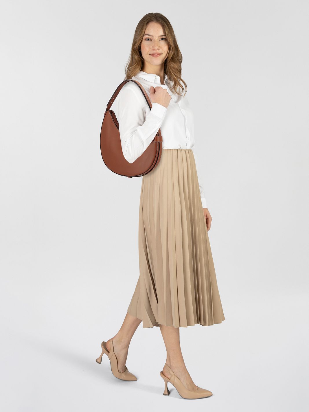 Lauren Ralph Lauren Tasha Olkalaukku Nahka 32 cm