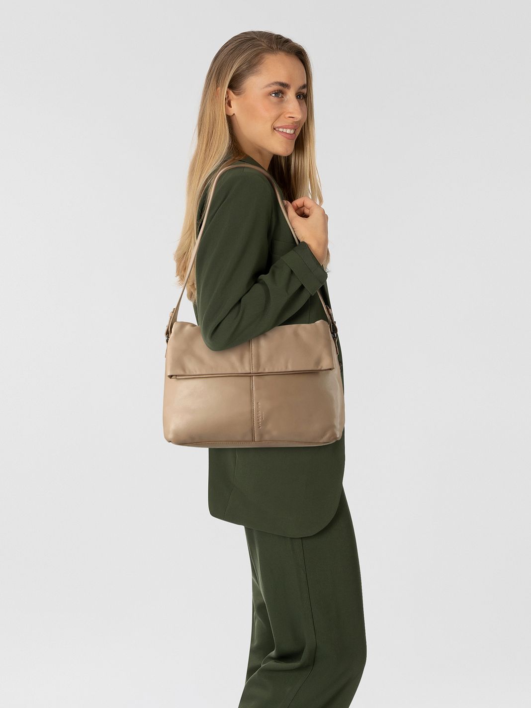 Liebeskind Fiona Bolsa de hombro Piel natural 33 cm Liebeskind Fiona Bolsa de hombro Piel natural 33 cm