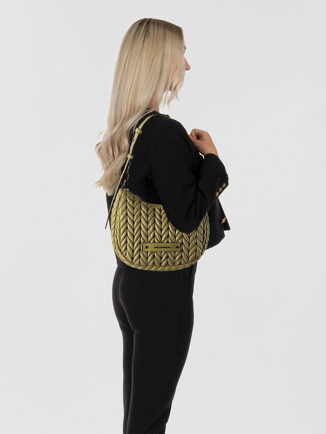 Karl Lagerfeld Weave Borsa a spalla 27 cm Karl Lagerfeld Weave Borsa a spalla 27 cm