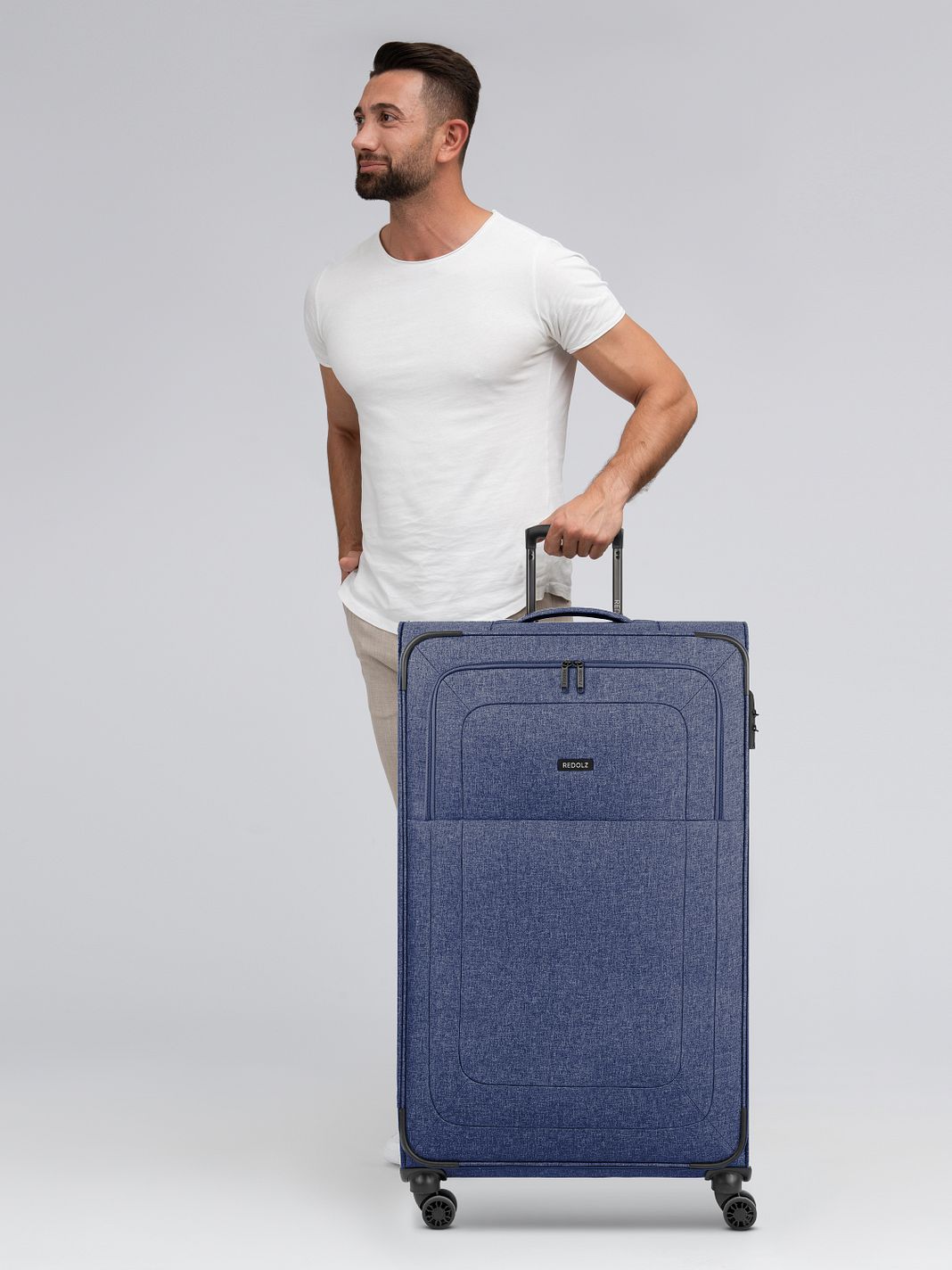 Redolz Essentials 12 Carrello a 4 ruote XL 90 cm, molto grande, misura speciale