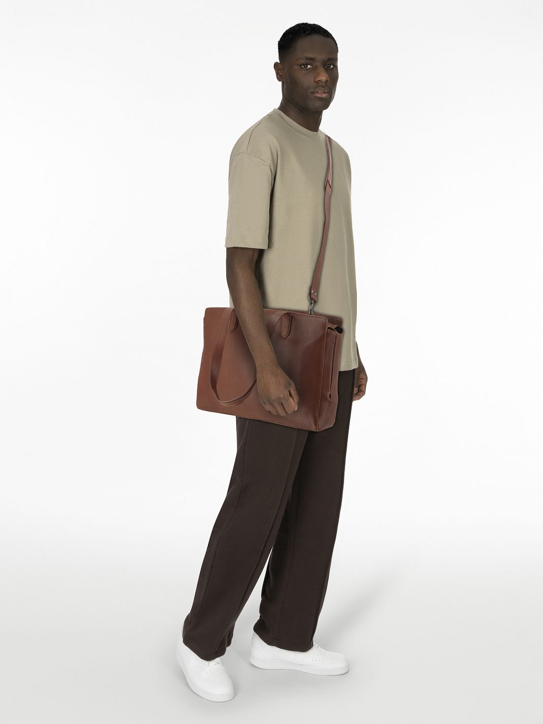 Plevier Power Borsa shopper Vera Pelle 41 cm Vano porta PC Plevier Power Borsa shopper Vera Pelle 41 cm Vano porta PC