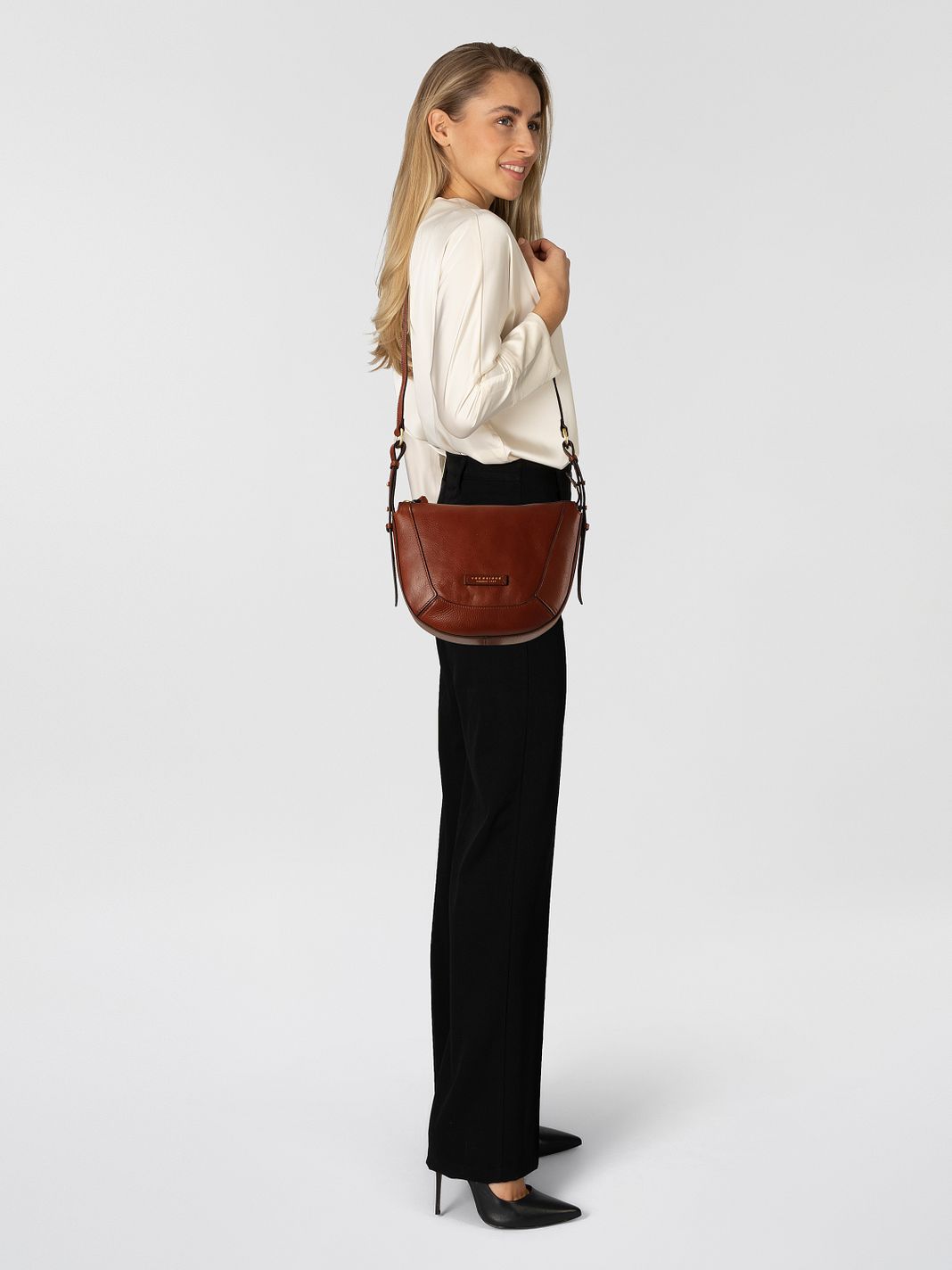 The Bridge Fedora Borsa a tracolla Vera Pelle 29 cm The Bridge Fedora Borsa a tracolla Vera Pelle 29 cm