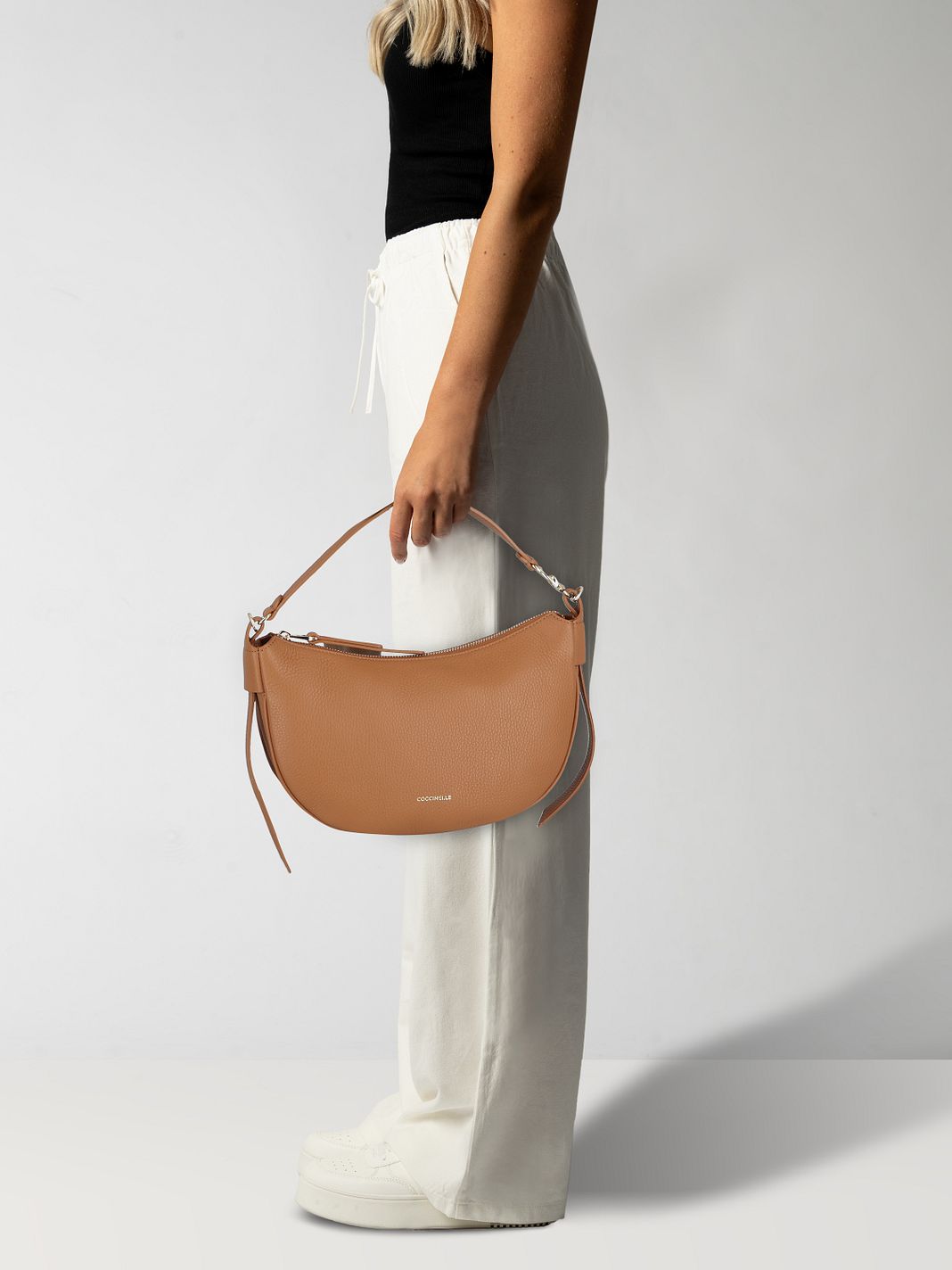 Coccinelle C-Easy Borsa a spalla Vera Pelle 25 cm Coccinelle C-Easy Borsa a spalla Vera Pelle 25 cm