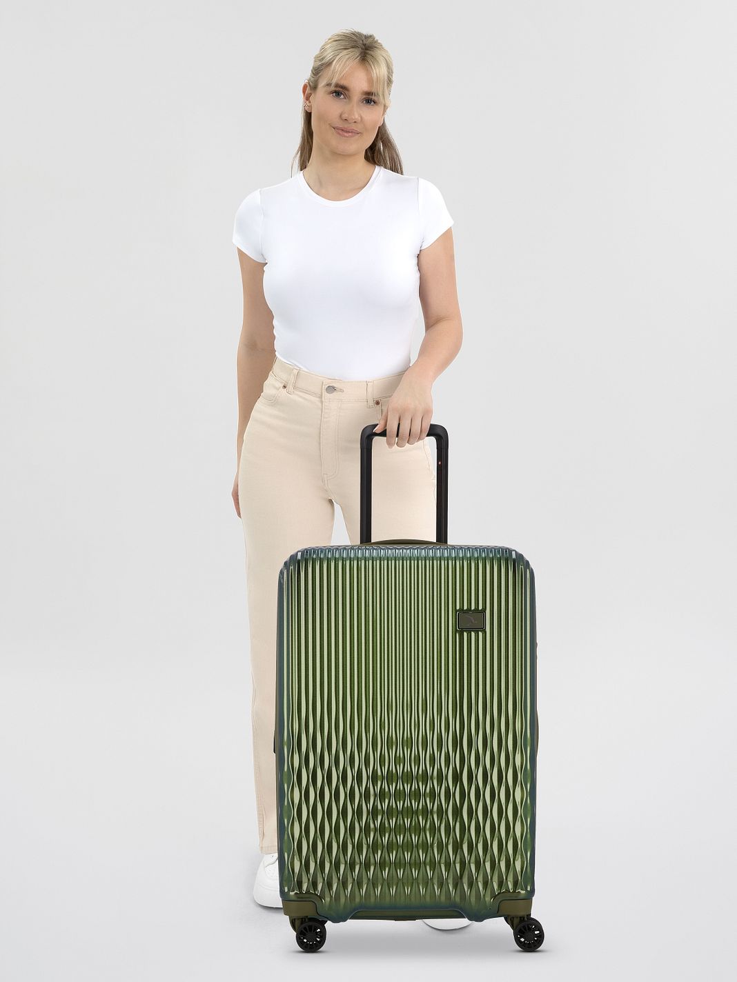 Pack Easy Flow 4 ruedas Trolley M 66 cm Con asa expansible