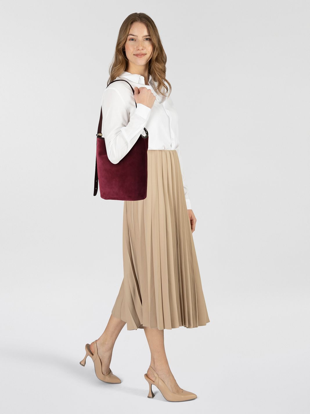 Kate Spade New York Halo Borsa a tracolla Vera Pelle 31 cm