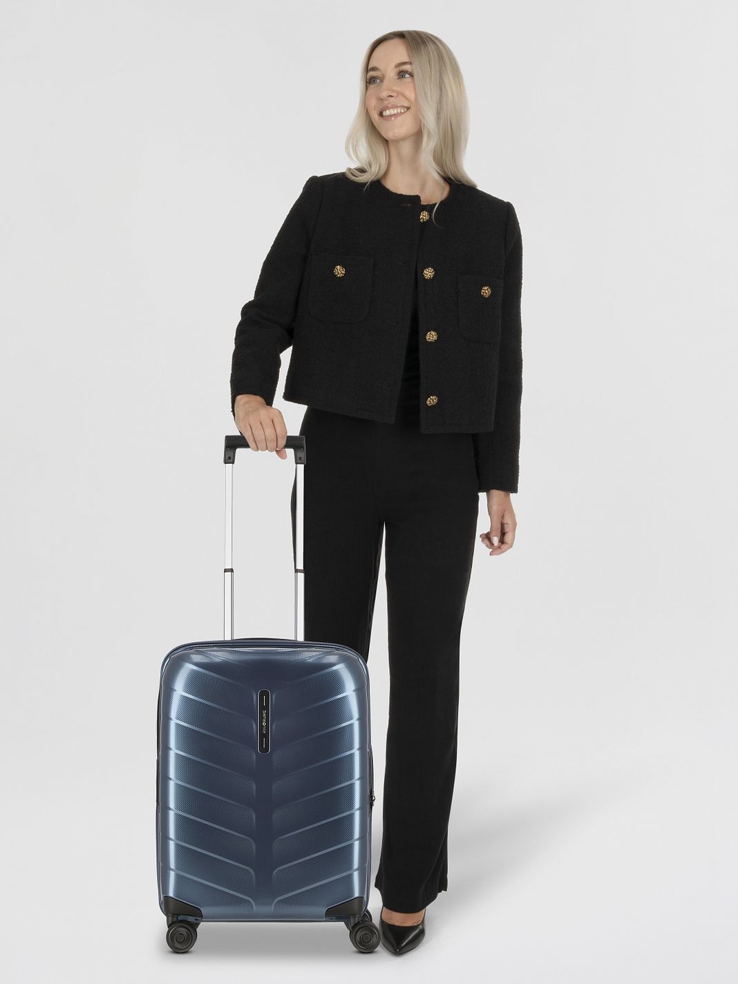 Samsonite Attrix 4 ruote Trolley cabina 55 cm espandibile