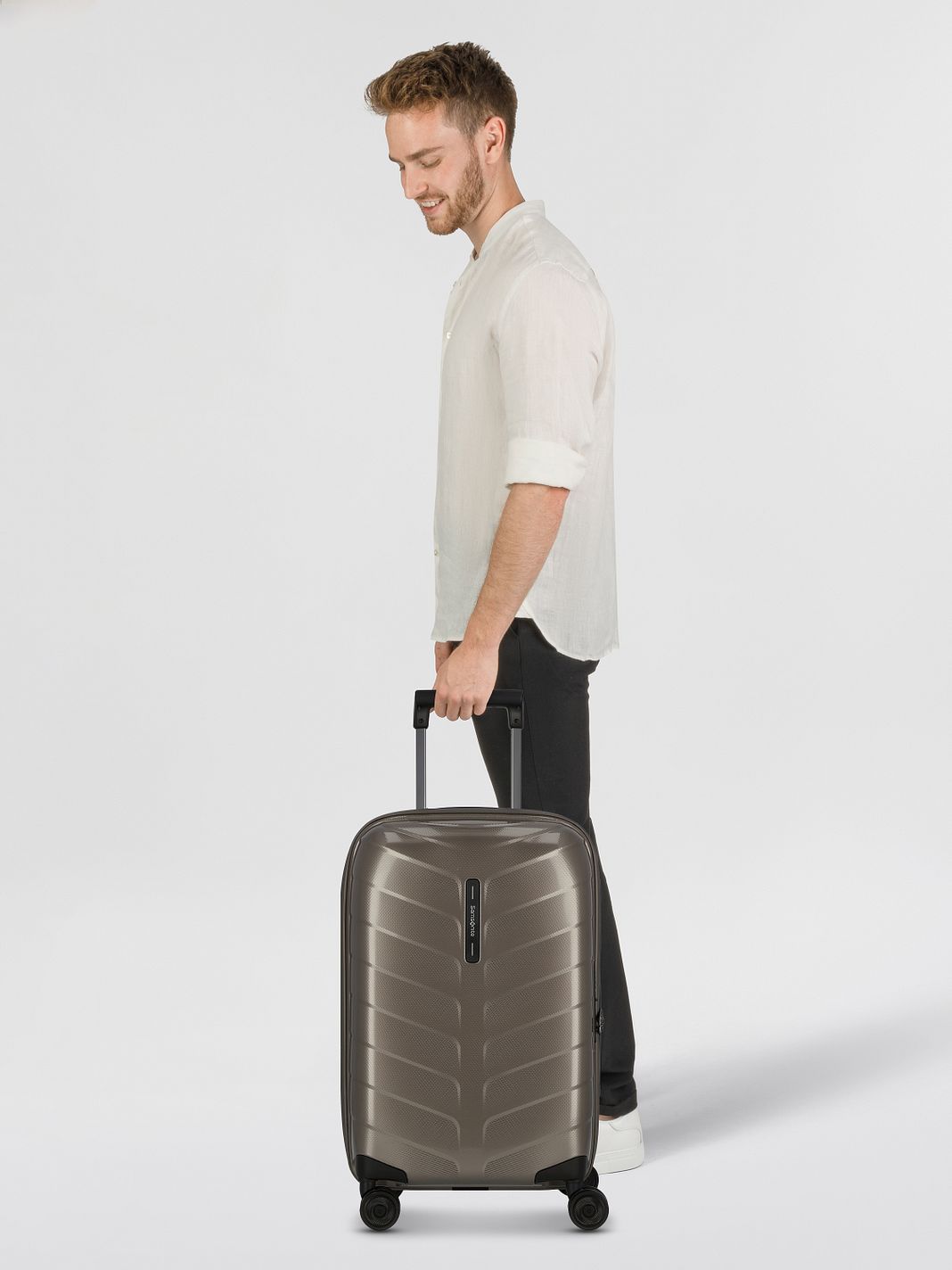 Samsonite Attrix 4 ruote Trolley cabina 55 cm espandibile Samsonite Attrix 4 ruote Trolley cabina 55 cm espandibile
