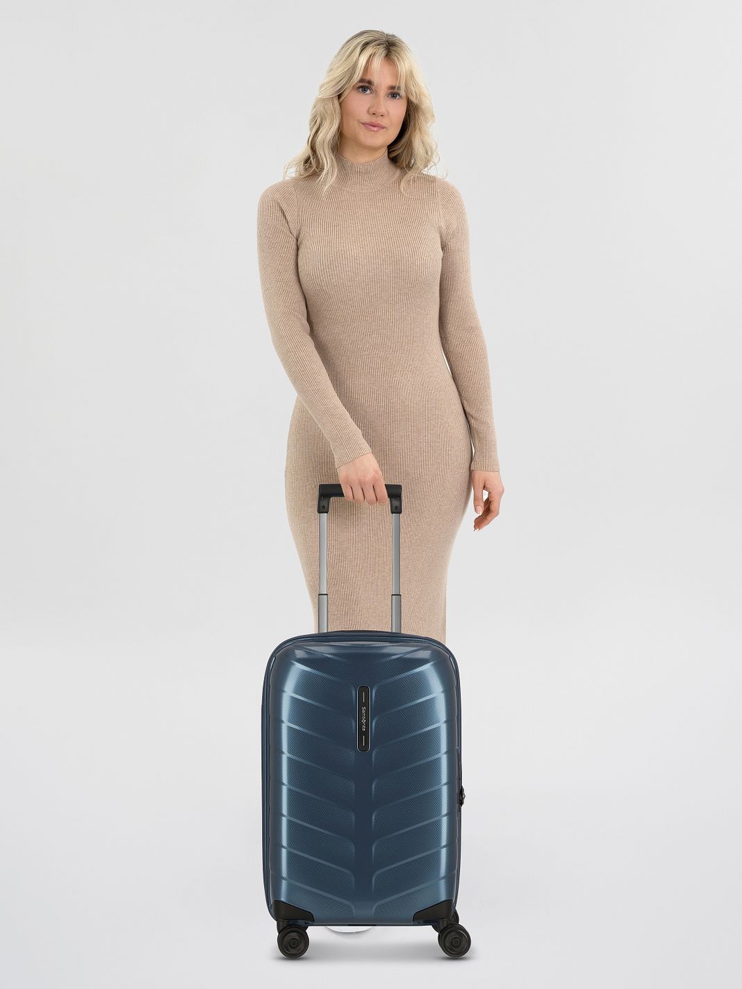 Samsonite Attrix 4 ruote Trolley cabina 55 cm espandibile Samsonite Attrix 4 ruote Trolley cabina 55 cm espandibile