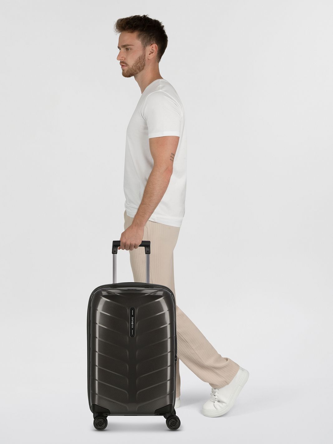 Samsonite Attrix 4 ruote Trolley cabina 55 cm espandibile Samsonite Attrix 4 ruote Trolley cabina 55 cm espandibile