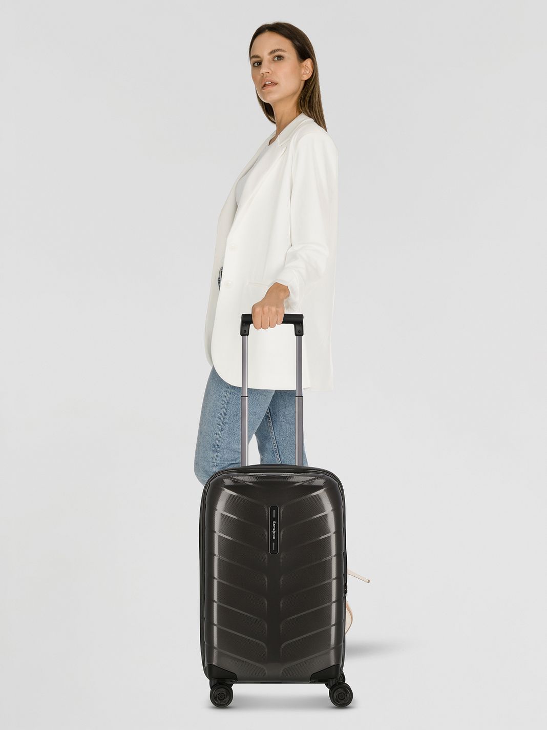 Samsonite Attrix 4 ruote Trolley cabina 55 cm espandibile Samsonite Attrix 4 ruote Trolley cabina 55 cm espandibile