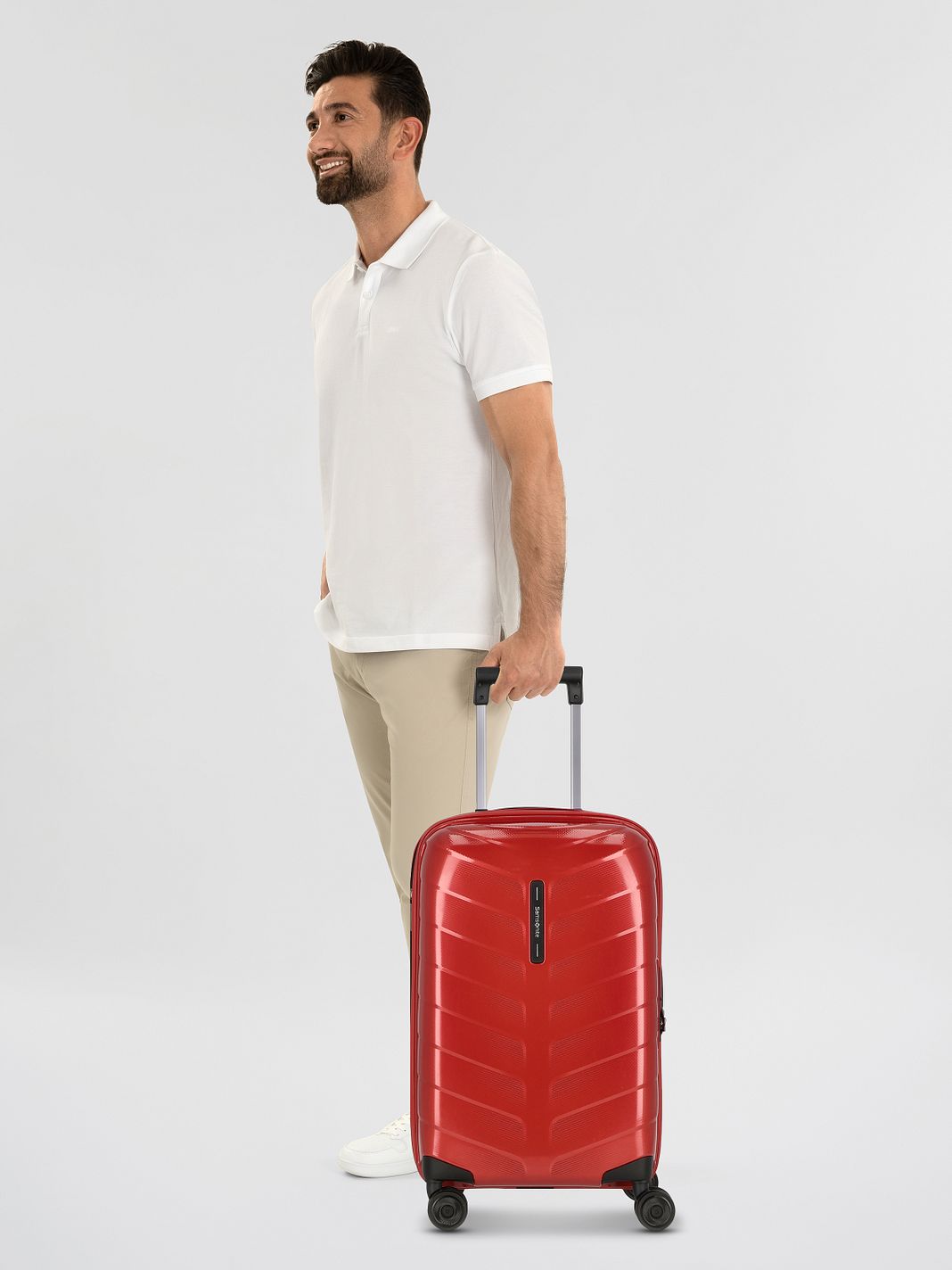 Samsonite Attrix 4 ruote Trolley cabina 55 cm espandibile Samsonite Attrix 4 ruote Trolley cabina 55 cm espandibile