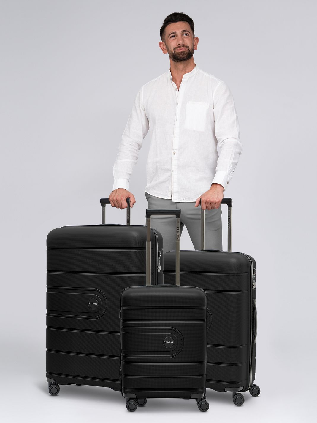 Redolz Essentials 11 3-SET 4 ruote Set di valigie 3 pezzi