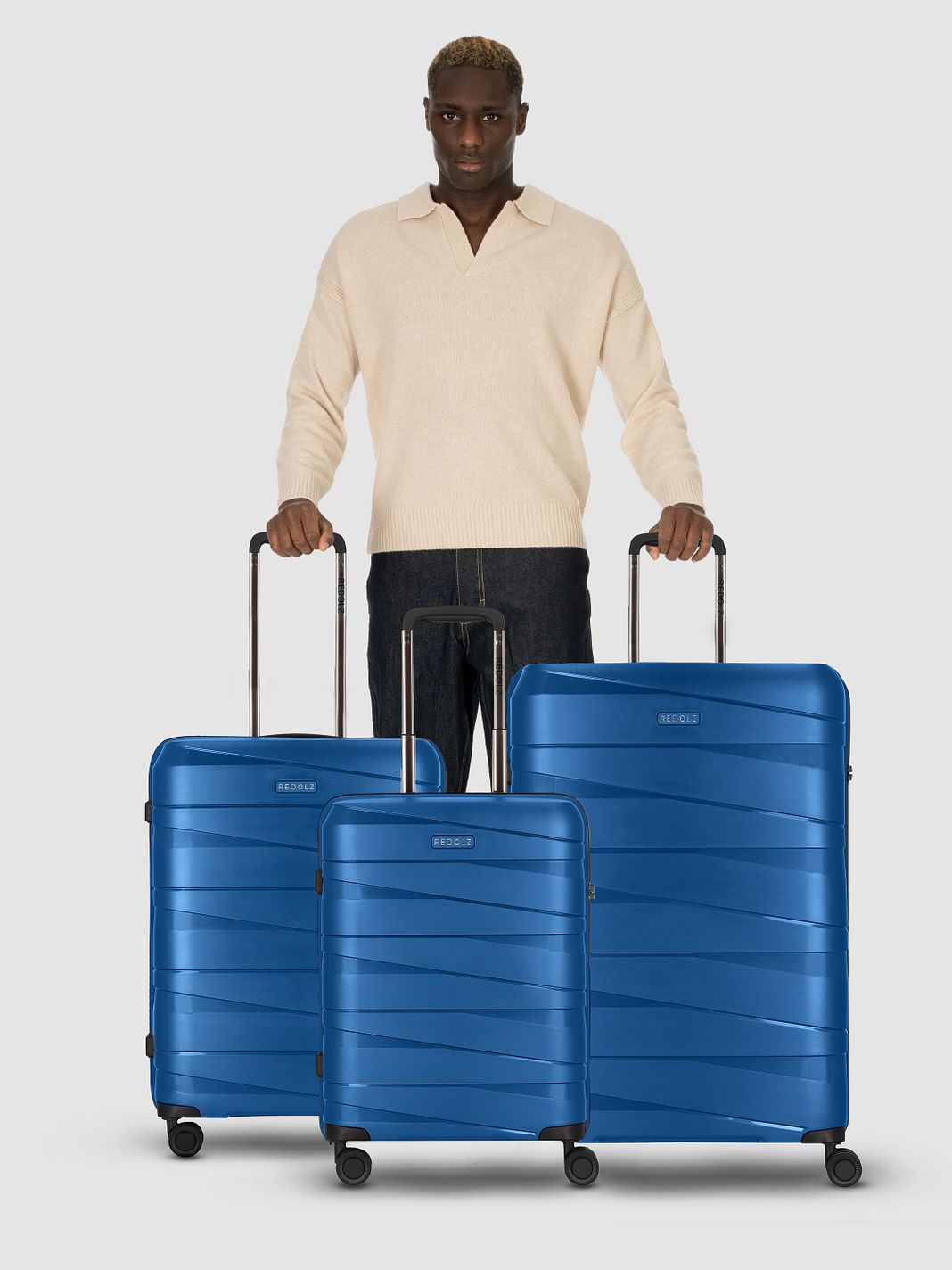 Redolz Essentials 10 3-SET 4 ruote Set di valigie 3 pezzi