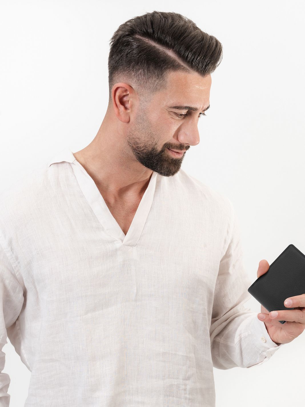 Redolz Leather Essentials QF: portafoglio piccolo in pelle con protezione RFID, 10,5 cm Redolz Leather Essentials QF: portafoglio piccolo in pelle con protezione RFID, 10,5 cm