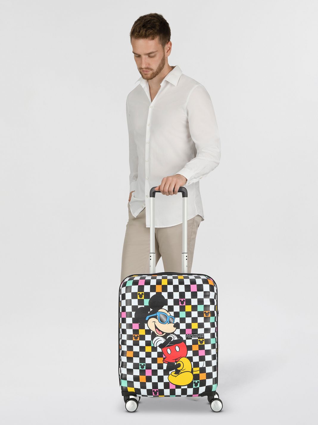 American Tourister Wavebreaker Disney 4 ruote Trolley cabina 55 cm American Tourister Wavebreaker Disney 4 ruote Trolley cabina 55 cm