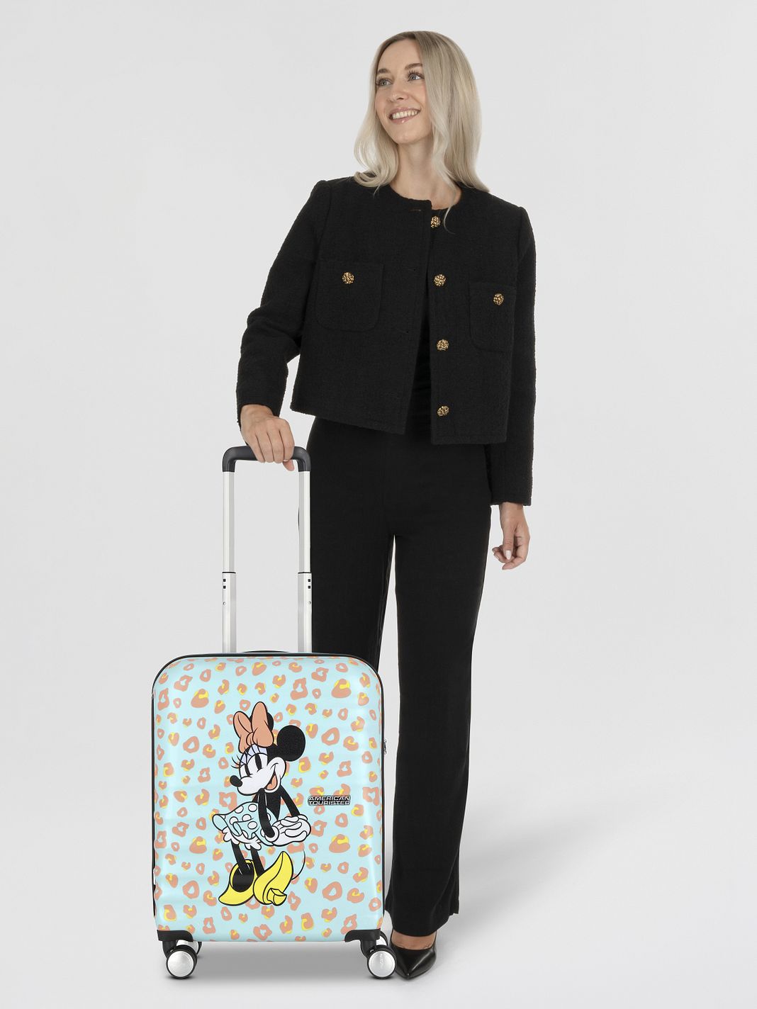 American Tourister Wavebreaker Disney 4 ruote Trolley cabina 55 cm American Tourister Wavebreaker Disney 4 ruote Trolley cabina 55 cm