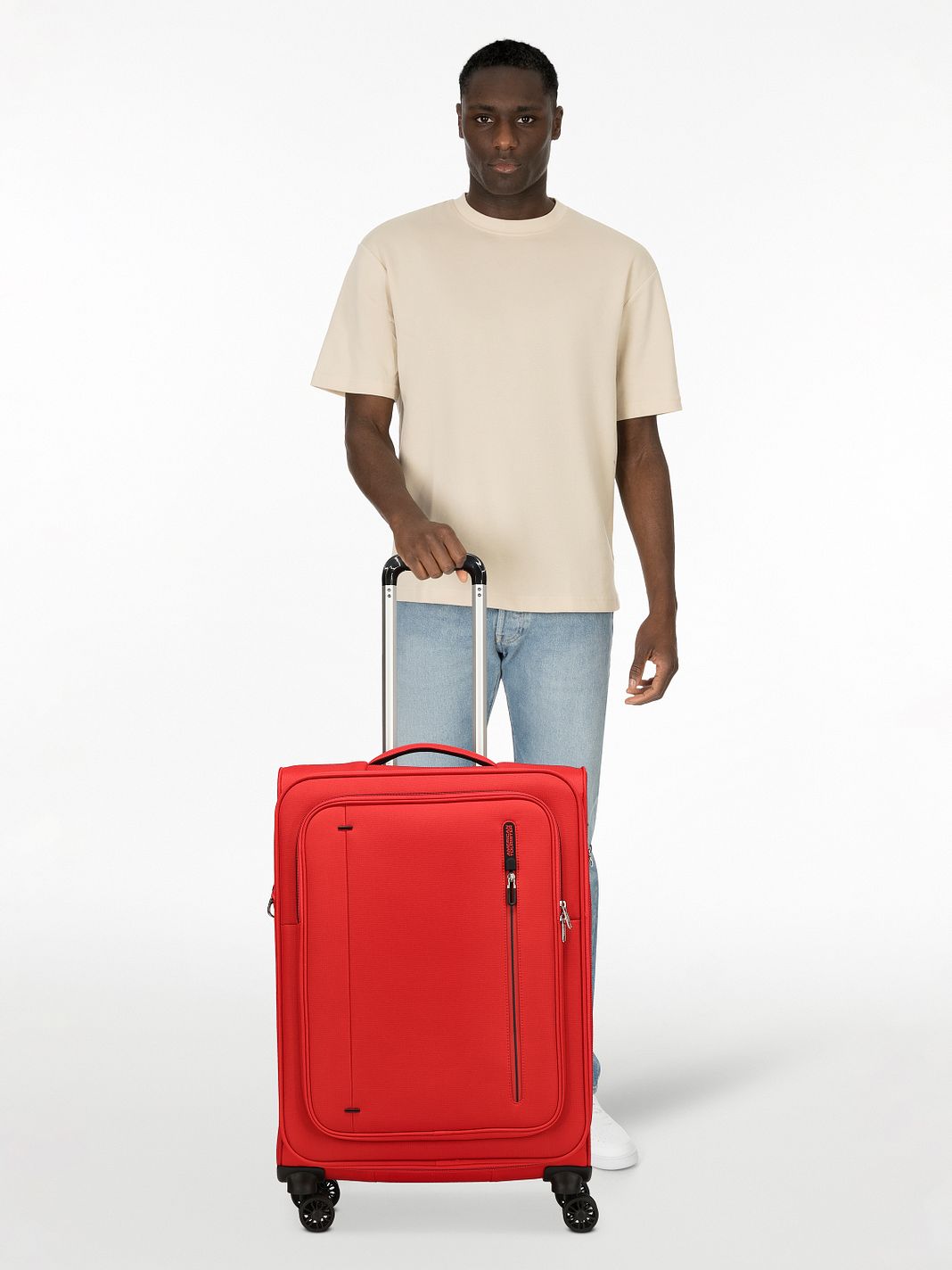 American Tourister Cloudrider 4 ruedas Trolley M 67 cm Con asa expansible