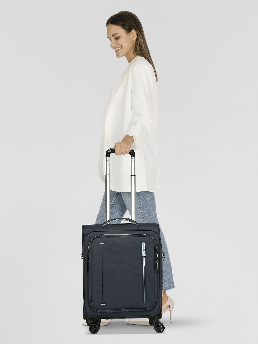 American Tourister Cloudrider 4 ruedas Maleta de cabina S 55 cm Con asa expansible