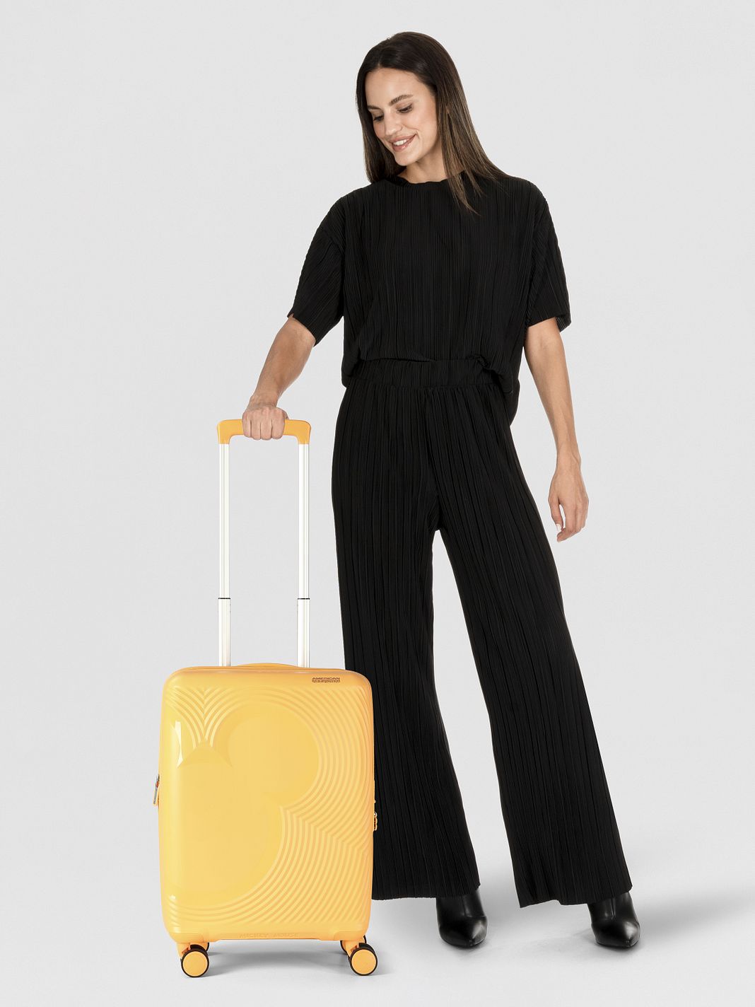 American Tourister Mickey Magic 4 ruote Trolley cabina 55 cm espandibile