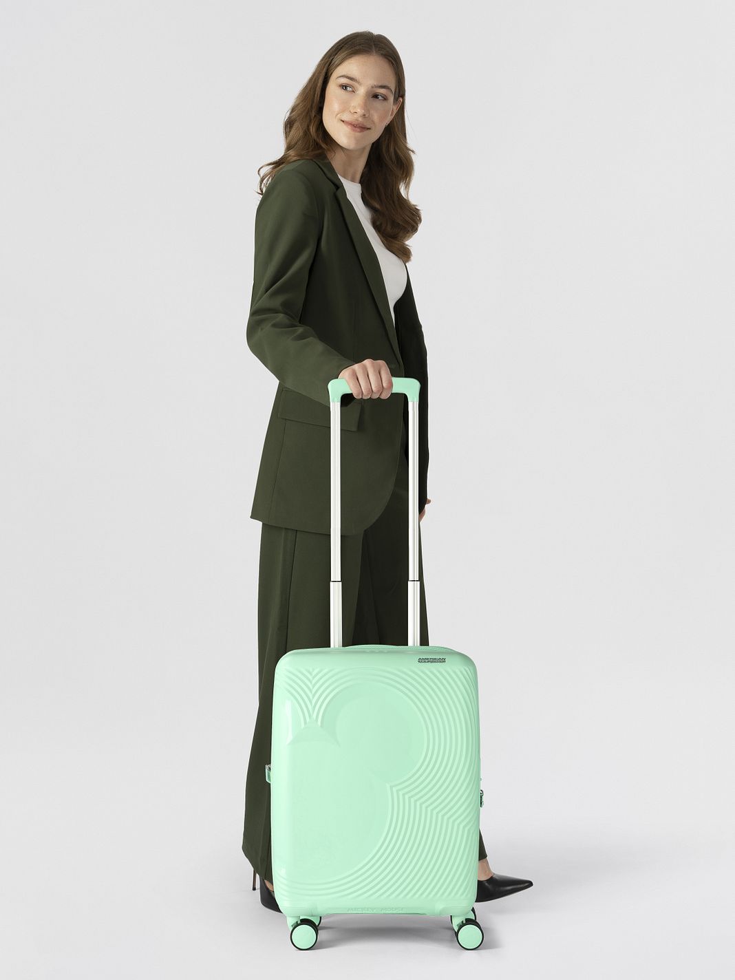 American Tourister Mickey Magic 4 ruote Trolley cabina 55 cm espandibile