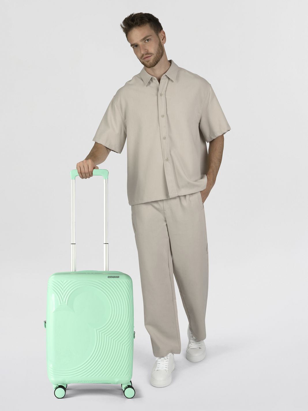 American Tourister Mickey Magic 4 ruote Trolley cabina 55 cm espandibile