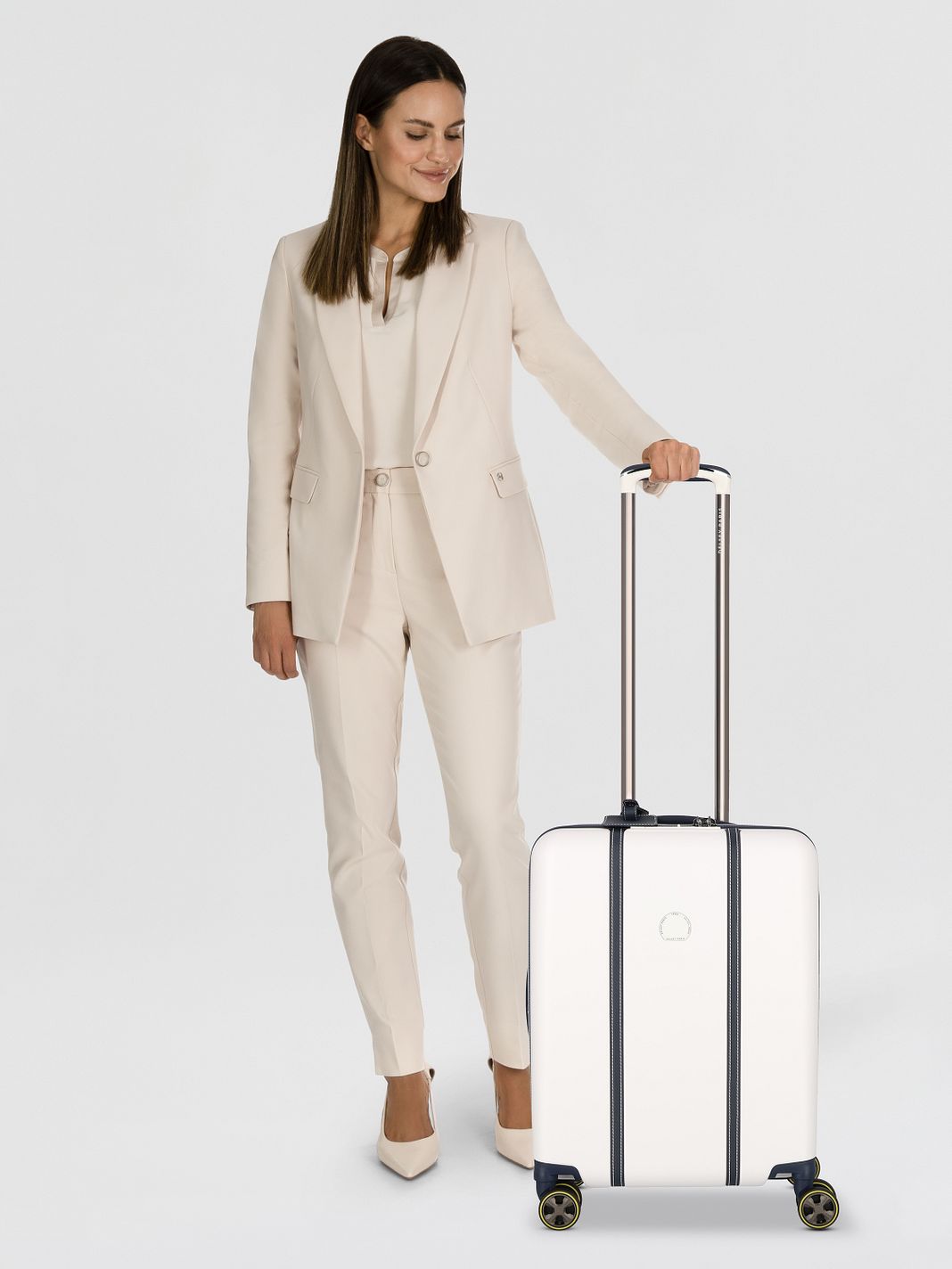 Delsey Paris Cadence 4 ruote Trolley cabina 55 cm espandibile Delsey Paris Cadence 4 ruote Trolley cabina 55 cm espandibile