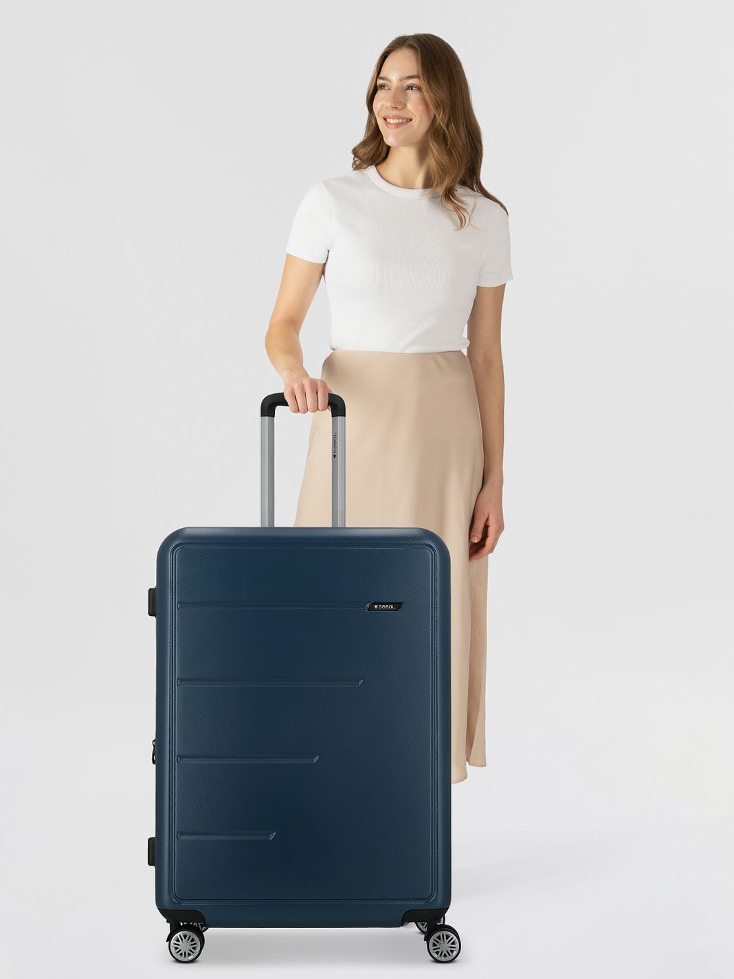 Gabol Future Plus 4 ruedas Trolley 74 cm Con asa expansible