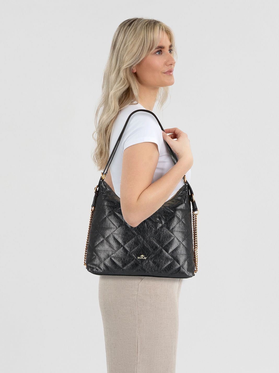 Replay Borsa a spalla 37 cm Replay Borsa a spalla 37 cm