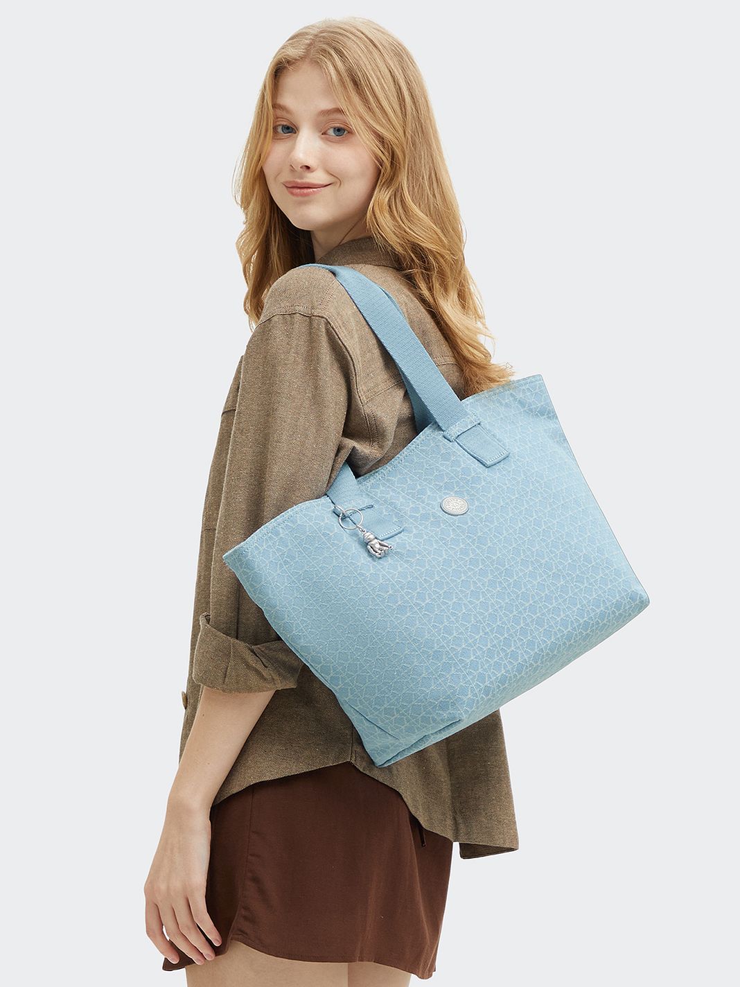 Kipling Denim Love Raaja Borsa shopper 33 cm