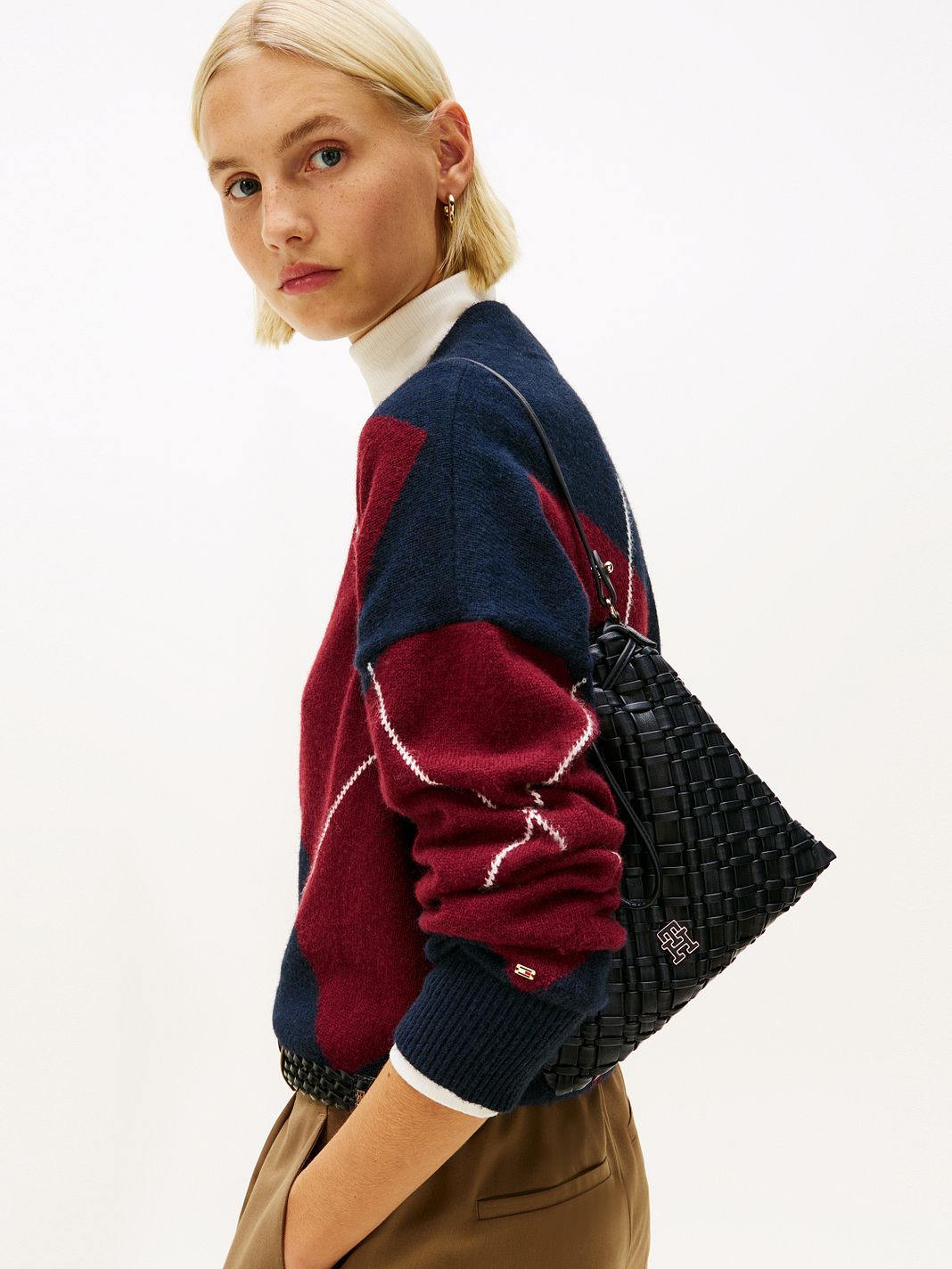 Tommy Hilfiger TH Braided Borsa a spalla 25 cm Tommy Hilfiger TH Braided Borsa a spalla 25 cm