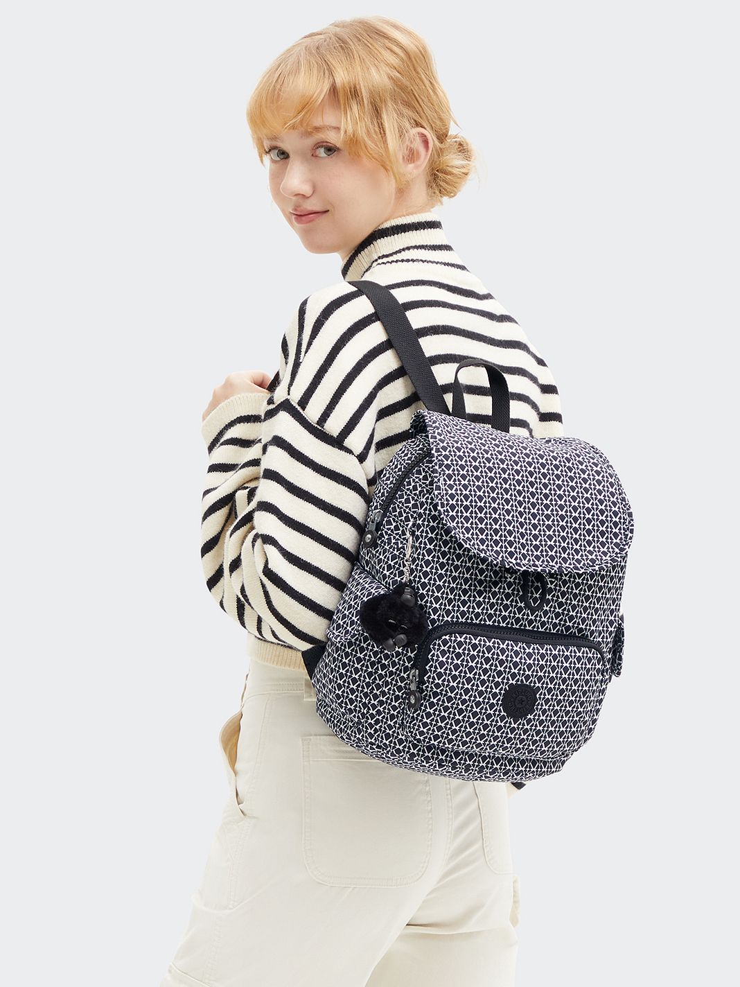 Kipling Basic Prt City Pack Zaino da giorno S 33.5 cm Kipling Basic Prt City Pack Zaino da giorno S 33.5 cm