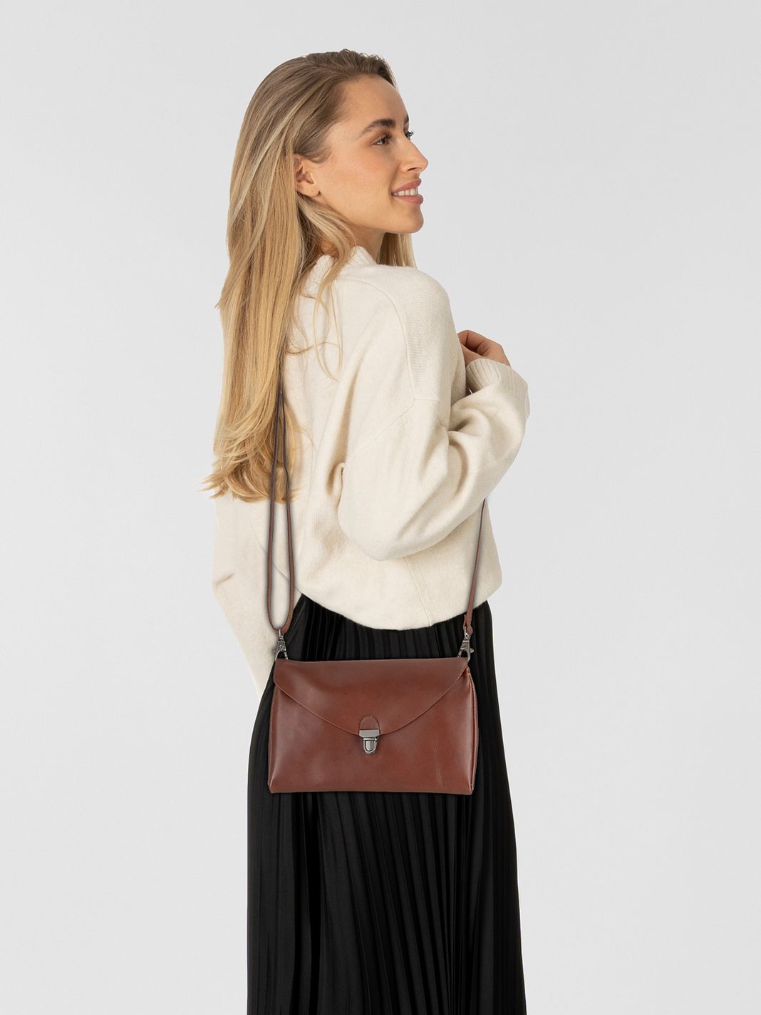 Harold's Fold Borsa a tracolla Vera Pelle 20 cm