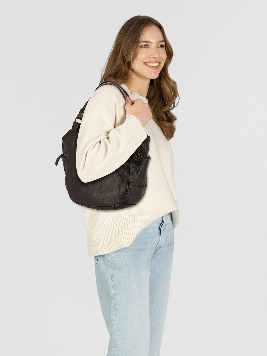 Harbour 2nd Selina Borsa a spalla Vera Pelle 36 cm Harbour 2nd Selina Borsa a spalla Vera Pelle 36 cm