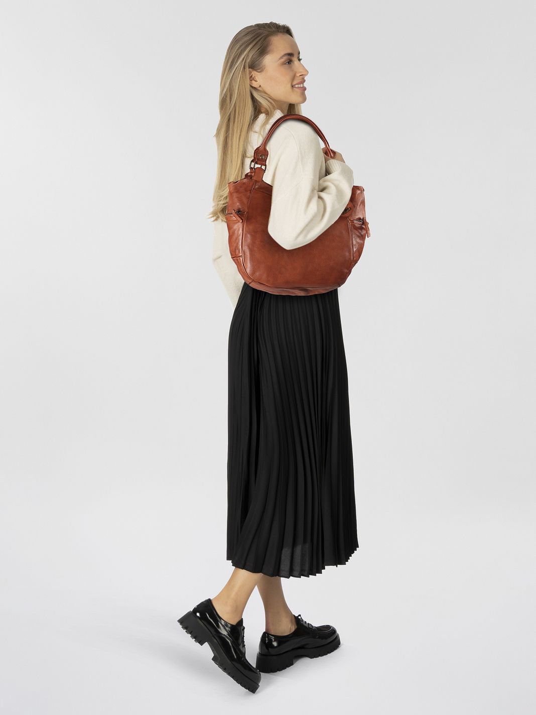 Harbour 2nd Selina Borsa a spalla Vera Pelle 36 cm Harbour 2nd Selina Borsa a spalla Vera Pelle 36 cm