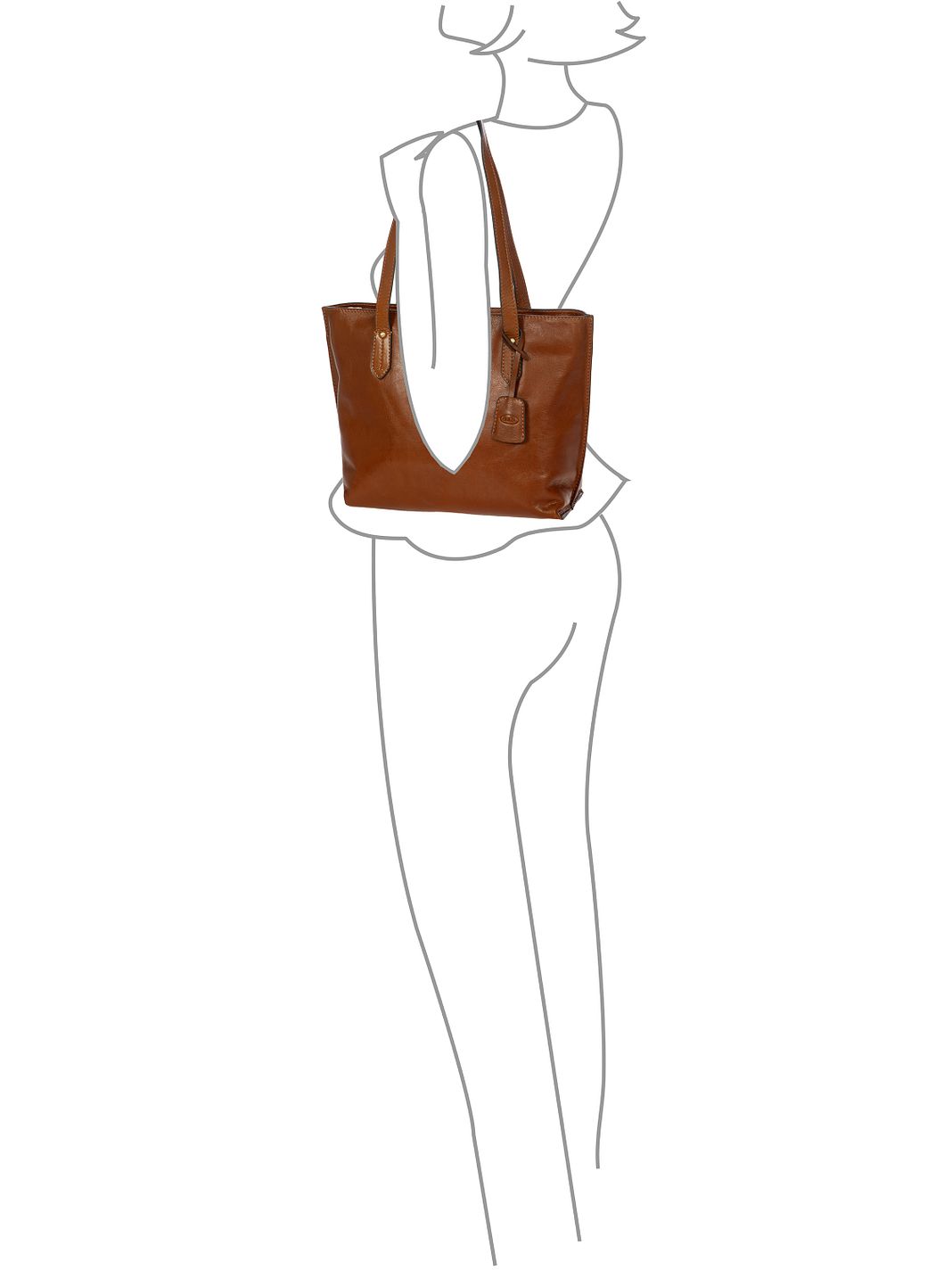 Bric's Volterra Bolso para hombre Piel natural 28 cm Bric's Volterra Bolso para hombre Piel natural 28 cm