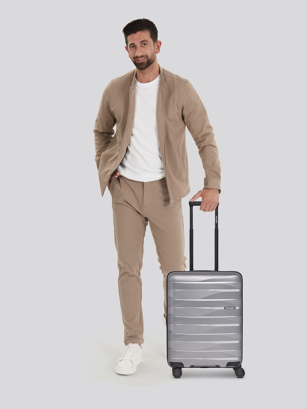 Bergpfeil Travel 4 kolečka Příruční zavazadlo S 55 cm Rozšiřitelný Bergpfeil Travel 4 kolečka Příruční zavazadlo S 55 cm Rozšiřitelný